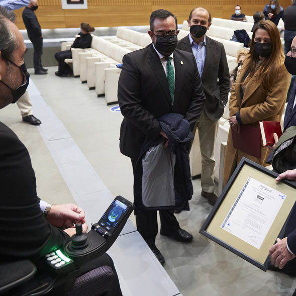 Acto de entrega certficación de accesibilidad
