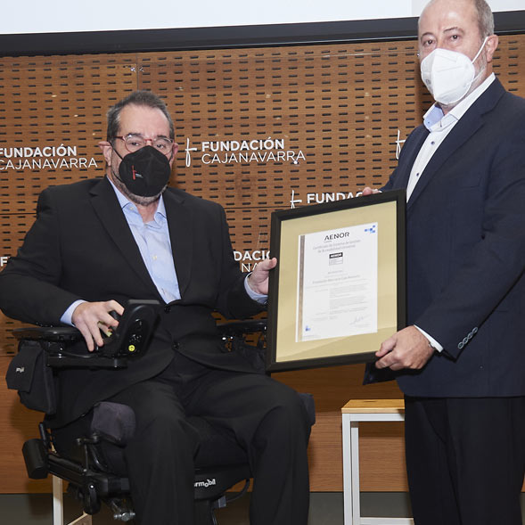 Acto de entrega certficación de accesibilidad