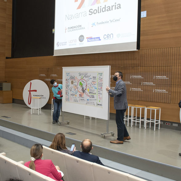 Acto de balance Navarra Solidaria 2020