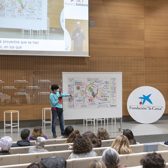 Acto de balance Navarra Solidaria 2020