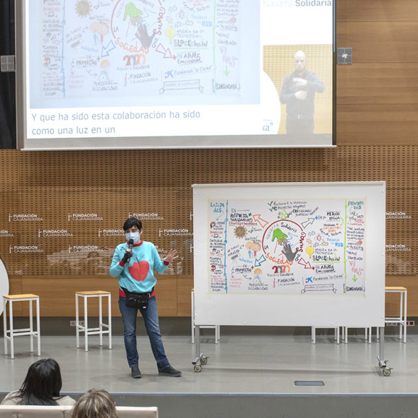 Acto de balance Navarra Solidaria 2020
